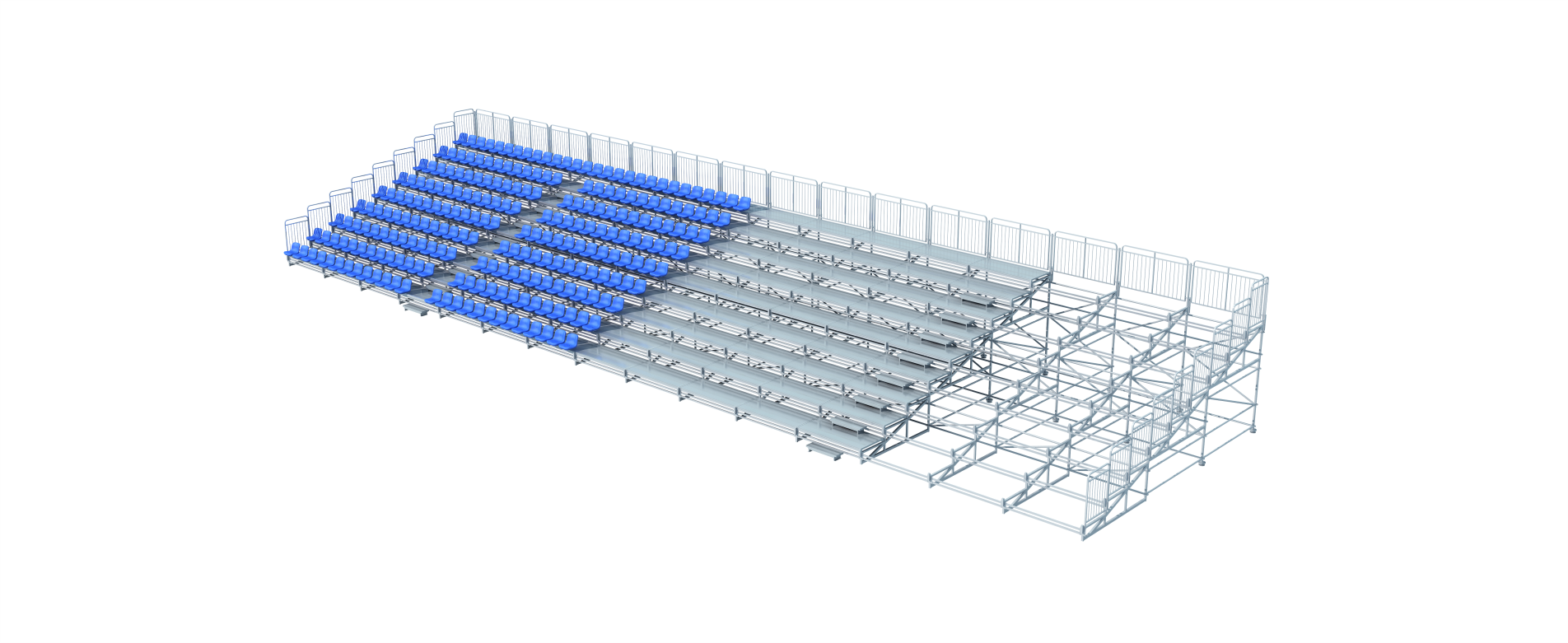 模塊拆裝金屬看臺